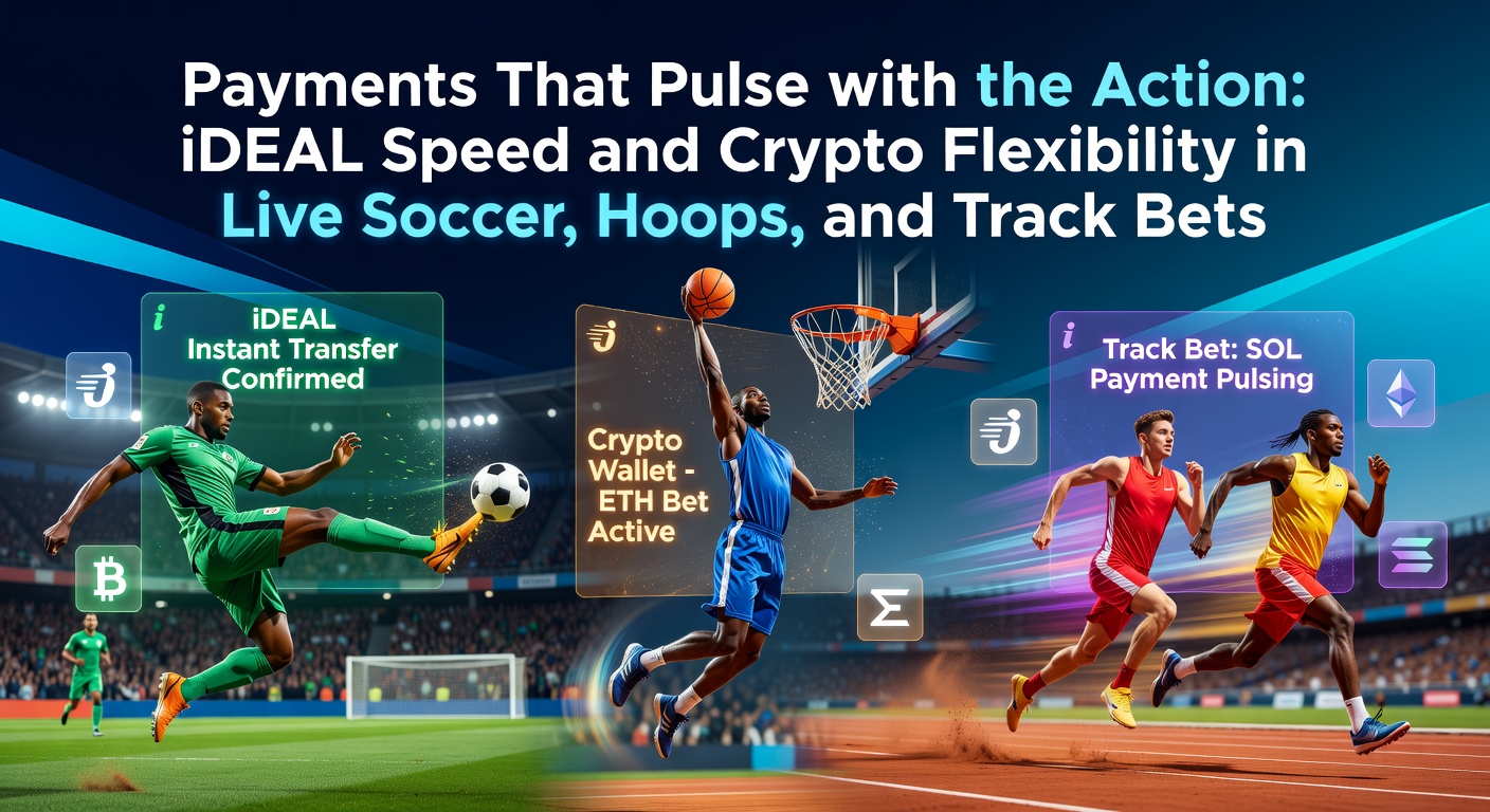 Live weddenschapsscherm met iDEAL en crypto betalingsopties tijdens een spannende voetbalwedstrijd